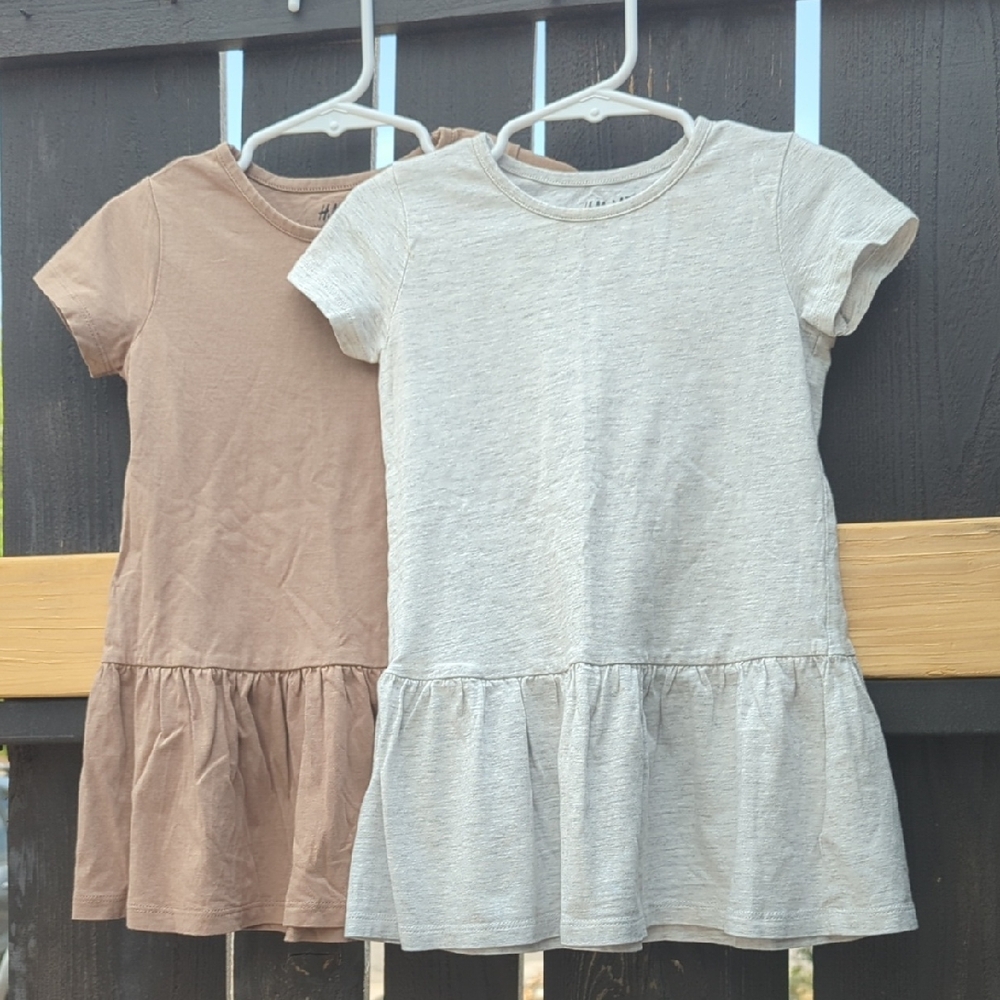 H&M Peplum Shortsleeve Tops Bundle, 2-3yrs